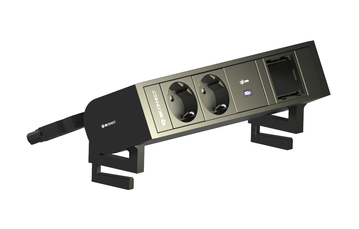 SUPRA - 2xPRISE ÉLECTRIQUE + 1xUSB TYPE C (36W)