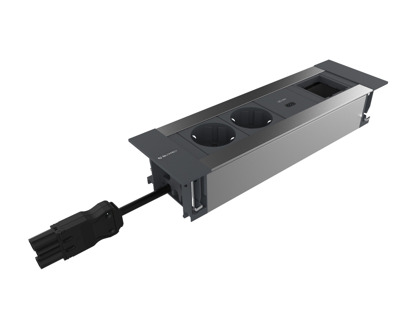 INTRO2.0 - 2xSTECKDOSE + 1xUSB-LADEN TYP C (36W) + 1xLEERMODUL