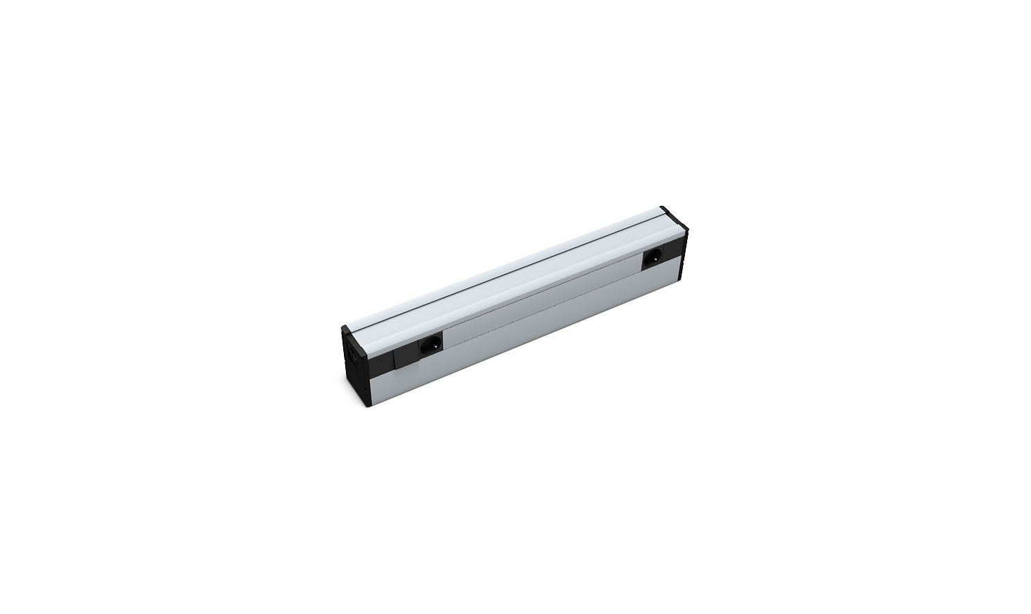 LUMEN POUR TUBE LED 600mm - 2xPRISE ÉLECTRIQUE + INTER.
