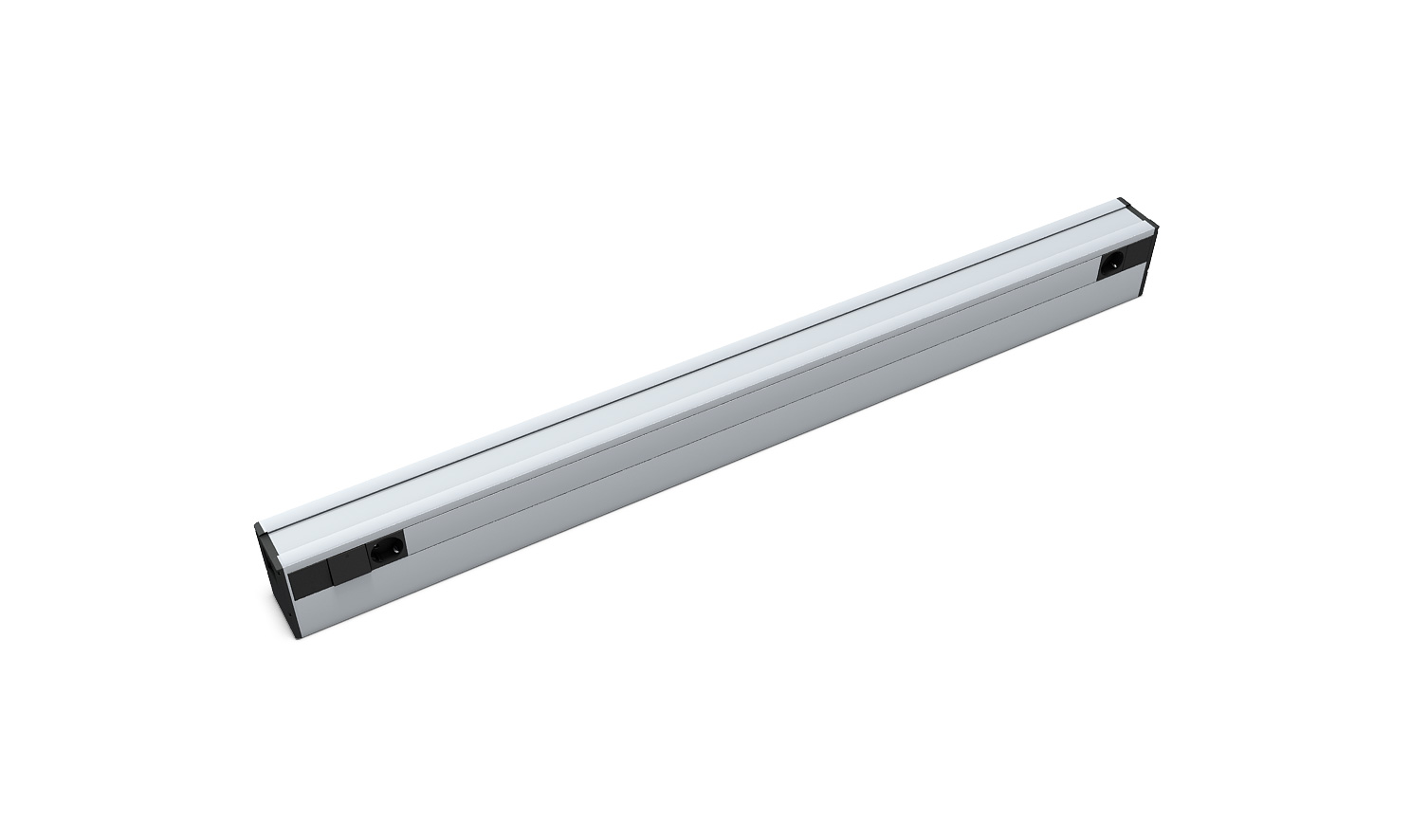 LUMEN POUR TUBE LED 1200mm - 2xPRISE ÉLECTRIQUE + INTER. + ENT./SORT.